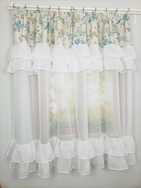 Firanki Falbanki turkus