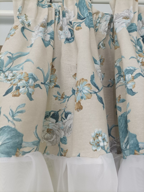 Firanki Falbanki turkus