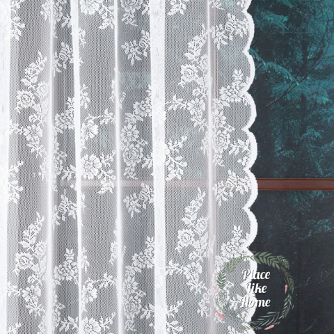 Firanka róża żakard