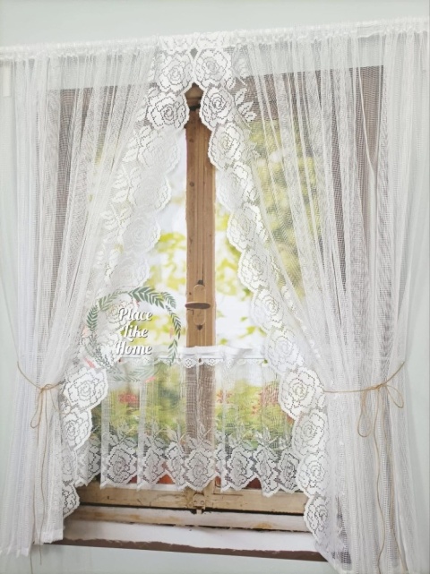 Zazdrostka z różanym haftem 45 vm wysokosc