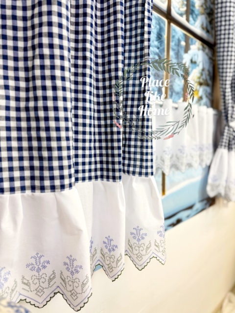 ZasłonkI Rustykalna krata