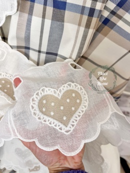 Zazdrostka Brązowe serduszko 30cm