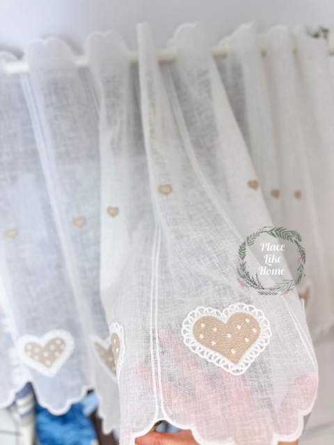 Zazdrostka Brązowe serduszko 17 cm