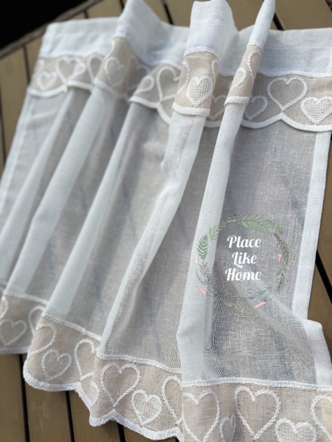 Zazdrostka beżowe serduszka